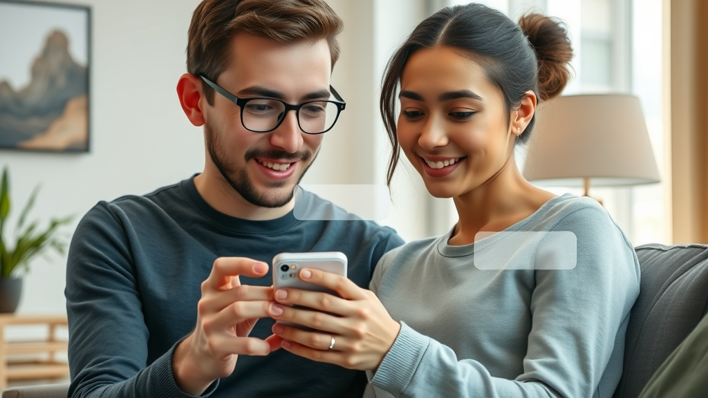 Lifelike AI digital assistant interacting with a user, demonstrating real-life applications of deep learning for text generation on a smartphone.
