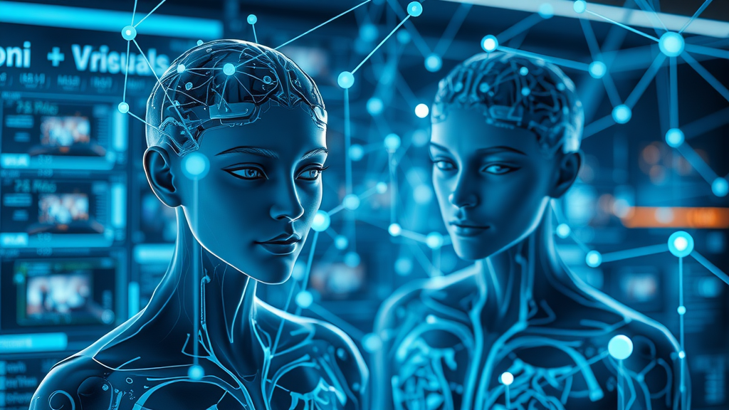 neural networks and ai model analyzing computer vision in videos, advanced video analysis interface, vision models, and data streams