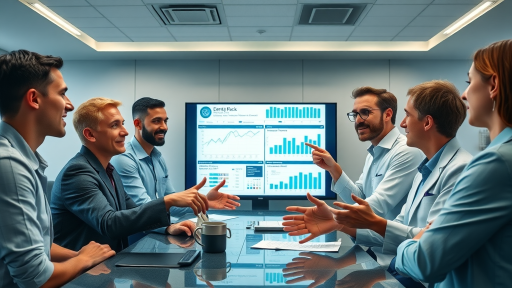 dental patient reactivation strategies modern dental practice team analyzing campaign data in conference room