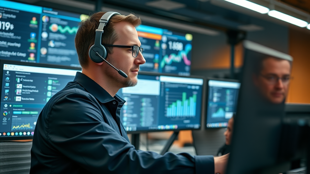 Contact center operator managing multiple communication channels using NLP technologies