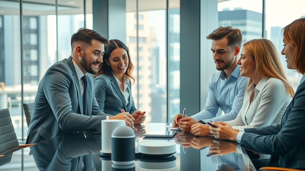 automated voice assistants in modern office environment