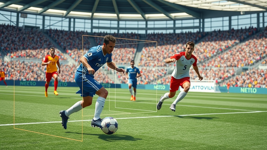 object detection using computer vision in videos of a sports game, real-time video analysis for sports analytics