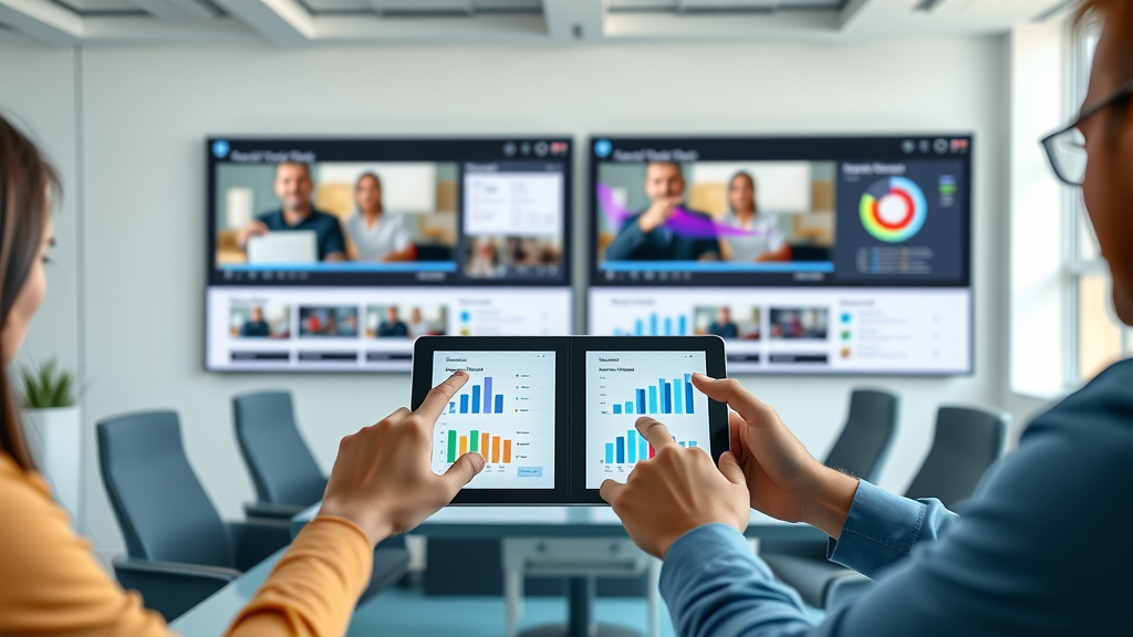A/B testing video content creation with analytics and engagement metrics