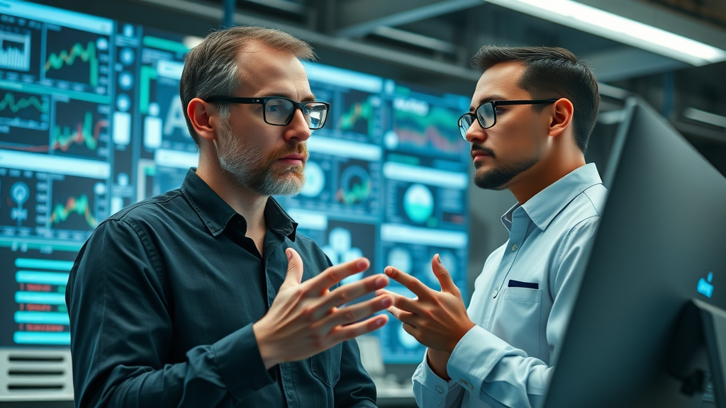 AI researchers brainstorming future applications of natural language generation