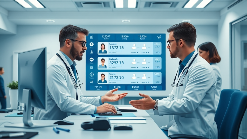 digital software dashboard for patient recall system featuring appointment tracking and staff consultation