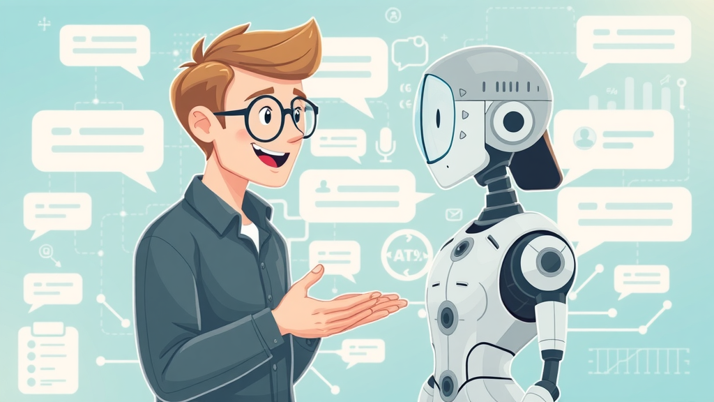 Customer interacting with AI assistant demonstrating natural language processing in call centers