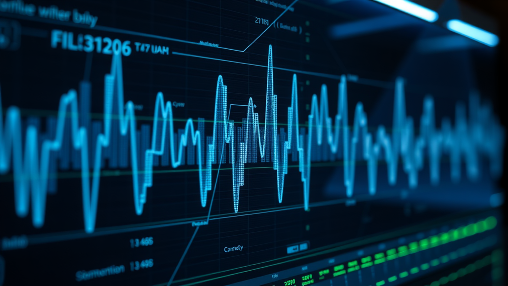 AI-based speech recognition analyzing digital audio waveforms for high accuracy audio transcription